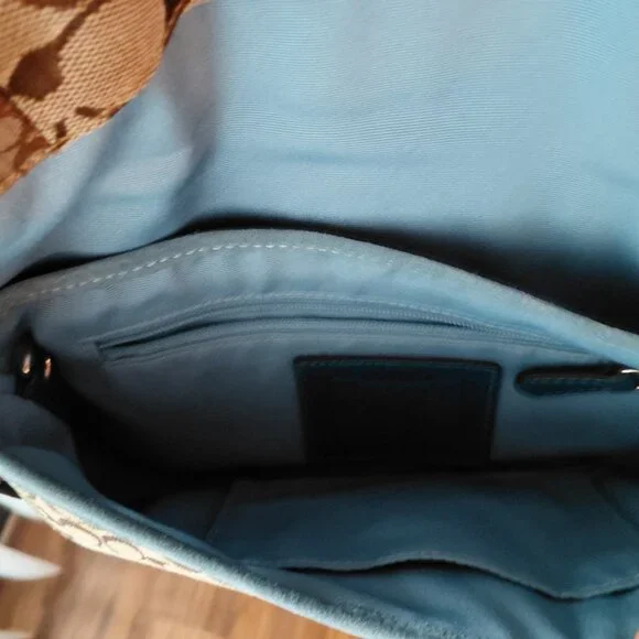 Coach Vintage Y2K Optic Signature Demi Shoulder Bag (No. C05Q-3689)